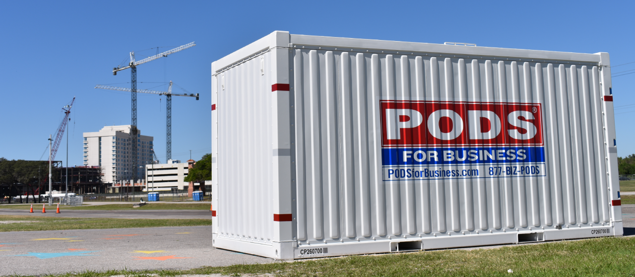 Mobile Construction Storage Container Rentals | PODS